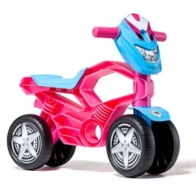 Imagen de MOLTO Moto Correpasillos Corre Pasillos Todo Terreno Juguetes Infantiles Seguros y Resistentes Fomenta el Sano Desarrollo De Niños Niñas 18 a 36 Meses (Rosa)