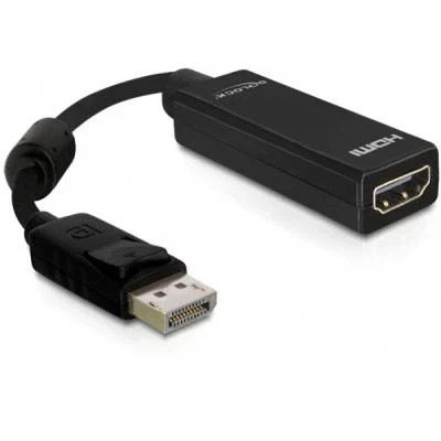 Imagen de Delock Adaptador Displayport M A Hdmi H Negro