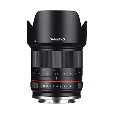 Imagen de Samyang CSC Mirrorless Objetivo fotográfico para Fuji X (21mm F1.4 ED AS UMC CS), Negro