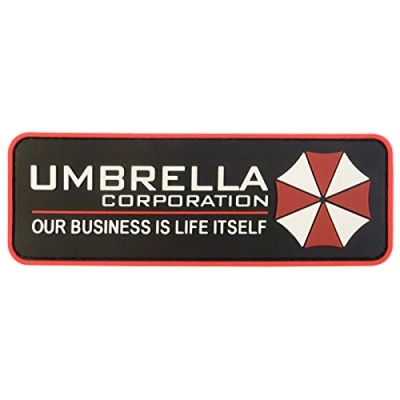 Imagen de Umbrella Corporation Resident Evil Cosplay PVC Rubber 3D Fastener Patch