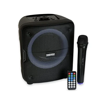 Imagen de Daewoo Altavoz Karaoke DSK 388 Portatil Bluetooth con Micro Inalambrico Woofer 6.5 Potencia 30W