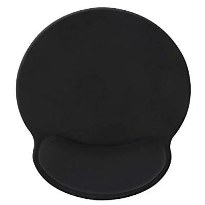 Imagen de Hosimoln Alfombrilla para reposamuñecas, ergonómica ratón con Espuma viscoelástica, de Goma Antideslizante la muñeca Trabajar y jugar black012