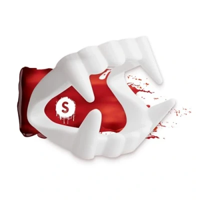 Imagen de Festicy Dientes de Vampiro para 6 12 años Niños y sangre falsa Disfraz Drácula Halloween