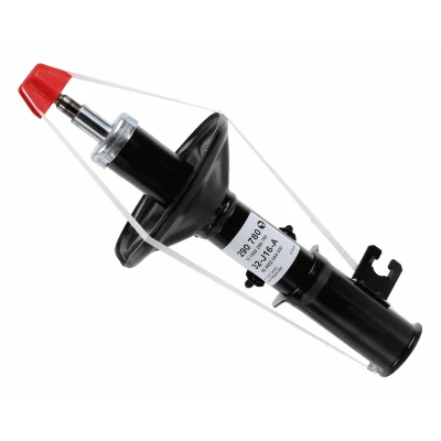 Imagen de SACHS 290 780 amortiguador izquierda Presión de gas Bitubular Columna Espiga arriba MITSUBISHI: COLT 4