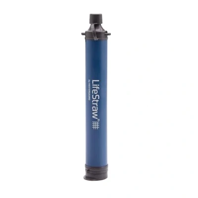 Imagen de LifeStraw Filtro de agua personal para senderismo, camping, viajes y preparación emergencias, color azul marino