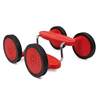 Imagen de Small Foot 4912 Pedal Roller Rotini aus Kunststoff Metall, schult Motorik und Gleichgewichtssinn, AB 5 Jahren Juguete, Color Rojo y Negro (Handelshaus Legler OHG 2020023)
