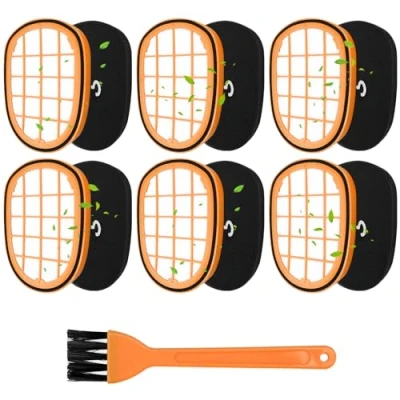 Imagen de WinGluge 6 Filtros para Aspiradora Compatible con Philips SpeedPro Max Aqua FC6812 FC6813 FC6822 FC6823 FC6826 FC6723/01 FC6901 FC6904 XC7042/01 XC8045/01 XC8147/01 FC500 5/01 Accesorios