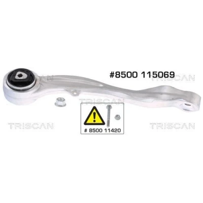 Imagen de TRISCAN 8500 115069 Barra oscilante, suspensión de ruedas con apoyo caucho Brazo oscilante transversal Aluminio BMW: 5 Berlina, Touring