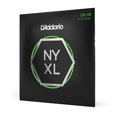 Imagen de D&#039;Addario Cuerdas Guitarra Electrica de para Eléctrica NYXL0838 Nickel Wound, Extra Super Light, 8 38