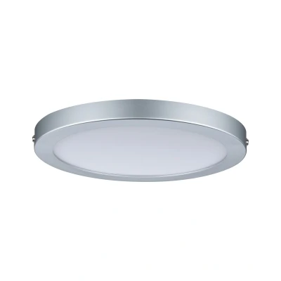 Imagen de Paulmann 70933 Panel LED Atria, redondo, incl. 1x15 W, lámpara de techo, cromo mate, plafón, plástico, para sala estar 4000 K