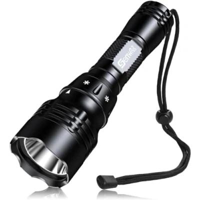 Imagen de Genwiss Linterna de Buceo, Antorcha Submarinismo 1000 Lúmenes Super Brillante XPL LED Recargable 80M Luz Inmersión Submarina Impermeable