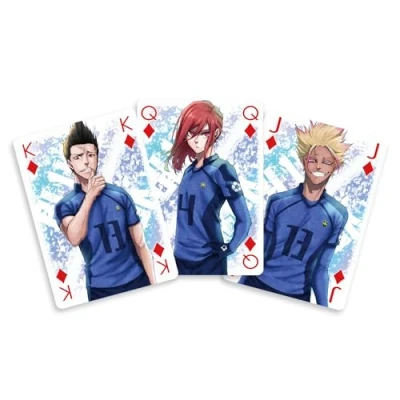 Imagen de SAKAMI Blue Lock 52 Cartas póquer, Juego de Cartas, baraja, reproducción Original y con Licencia