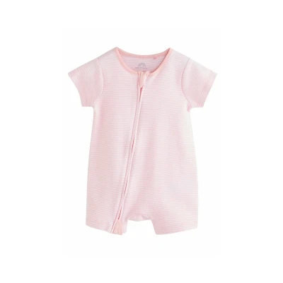 Imagen de Next Regular FIT TWO WAY ZIP 3 PACK Mono para niños, Talla: 2 3a, Pink