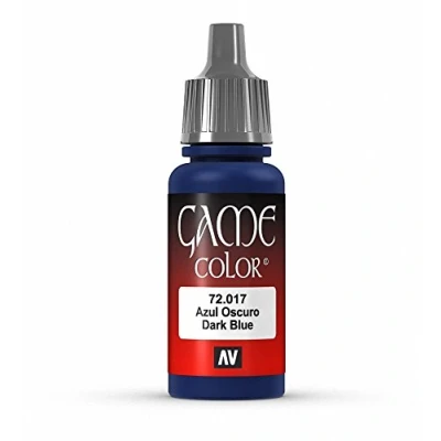 Imagen de Vallejo Game Color Pintura Acrílica Azul Oscuro Acabado Mate, 18 ml. Autonivelante y Sistema BSL