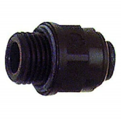 Imagen de Acoplamiento roscado recto POM, G 3/8 A, para manguera de diámetro exterior 8 mm, presión trabajo máx. 16 bares.