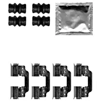 Imagen de DELPHI LX0622 Kit de accesorios, pastillas frenos MERCEDES BENZ: Clase ML