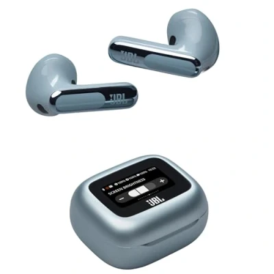 Imagen de Auriculares True Wireless JBL Live Flex 3, 50 h Autonomía, Cancelación de Ruido, Open Stick, Blue