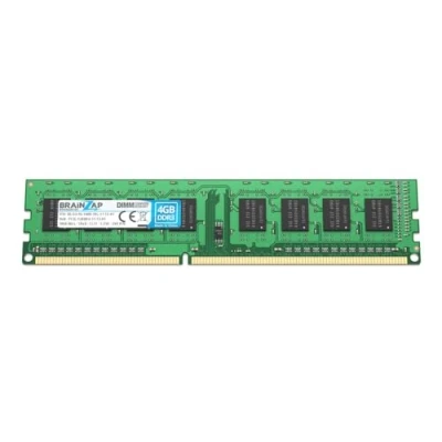 Imagen de BRAINZAP 4GB DDR3 RAM DIMM PC3L 12800U 11 13 A1 1Rx8 1600 MHz 1.35V CL11 Ordenador de trabajo