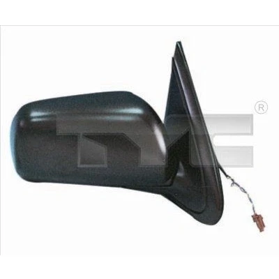 Imagen de espejo retrovisor Tyc 324 0017 derecha negro convexo, para ajuste elect.