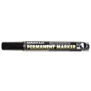 Imagen de PENTEL MAXIFLO NLF60 Lote de 5 rotuladores permanentes, punta biselada, 1 3,5 mm, color negro