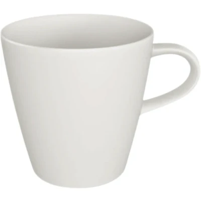 Imagen de Villeroy &amp; Boch Manufacture Rock blanc taza de moca/expreso, blanca para expreso y moca porcelana premium, apta lavavajillas