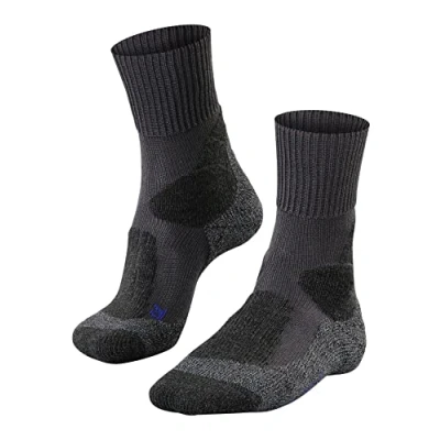 Imagen de FALKE TK1 Adventure Cool W SO lyocell hilo funcional anti ampollas gruesa 1 par, Calcetines para senderismo Mujer, Gris (Asphalt Melange 3180), 41 42
