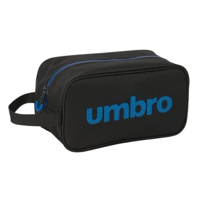 Imagen de Safta Umbro Jet Black Zapatillero Mediano, Multiusos, Portatodo, Deporte, Extraescolares, Fútbol, Cómodo y Versátil, 29x14x15 cm