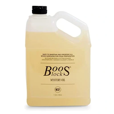 Imagen de Boos Block Mystery Oil (3790 ml) Aceite Tablas de Cortar Mineral para Madera Oleo Alimentario