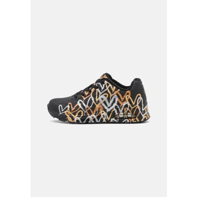 Imagen de Skechers Sport UNO Zapatillas black/multicoloured metallic, Mujer, Talla: 39.5, Black/multi coloured metallic Zapatos