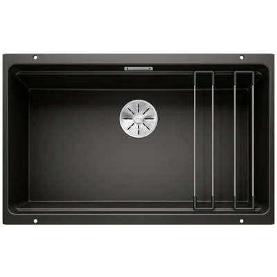 Imagen de BLANCO 525891 ETAGON Silgranit, Negro, 80 cm Unterschrank