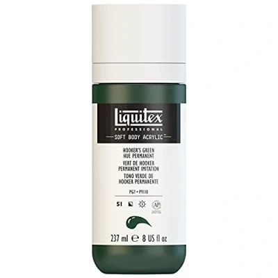 Imagen de Liquitex 1923186 pintura acrílica, acrílico, Hookers Grün Permanent Imit., 237ml Dosierflasche
