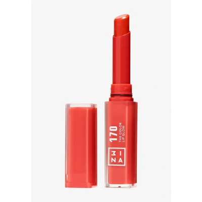 Imagen de 3ina Makeup The Color Lip Glow 170 Coral Labial Hidratante con Manteca de Karité para Nutrir los Labios Barra Brillo Bálsamo Alta Pigmentación Vegan Cruelty Free