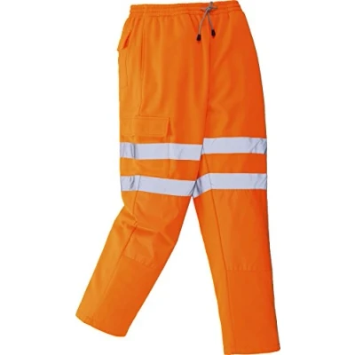 Imagen de Portwest Pantalones Deportivos De Alta Visibilidad, Tamaño: L, Color: Naranja, RT48ORRL