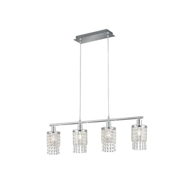 Imagen de RL LIVE YOUR LIGHT Elegante Luz, Cromado, Pendel 4 flammig