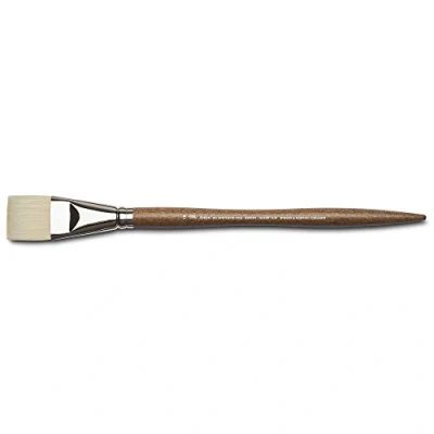 Imagen de Winsor &amp; Newton Pincel para óleo Artist&#039;s sintético, Marrón, plano corto nº16