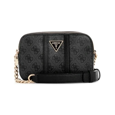 Imagen de Guess Noreen Camera Crossbody Bandolera, Mujer, Talla: One Size, Coal
