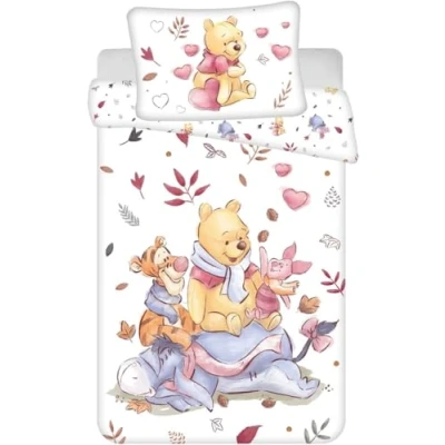 Imagen de Juego de cama bebé Winnie the Pooh, funda nórdica reversible 100 x 135 cm + almohada 40 60