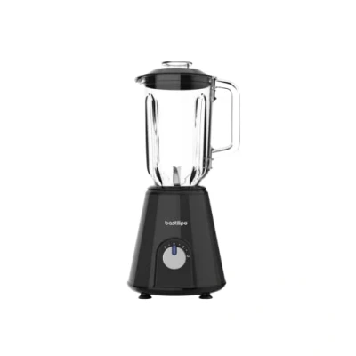 Imagen de Bastilipo Batidora de vaso, 800W, 2 velocidades + pulse, jarra 1,5 litros, color negro, BVA 800N