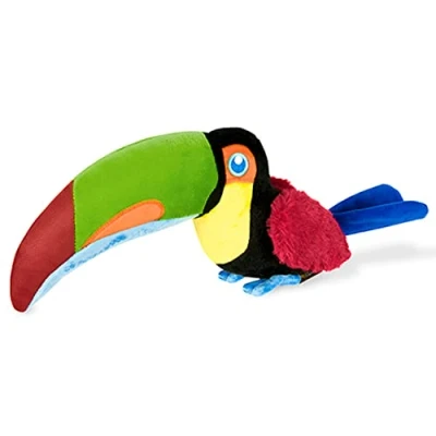 Imagen de P.L.A.Y. Pet Lifestyle and You Fetching Flock Collection Peluche de tucán para Perros