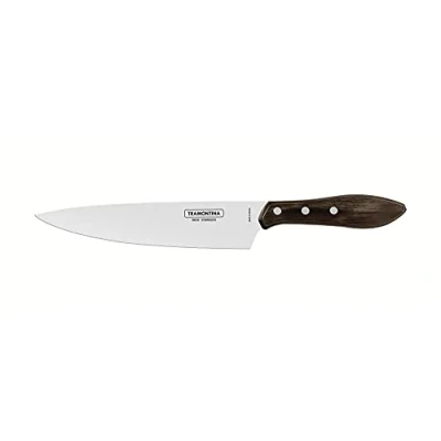 Imagen de Tramontina 29810/076 Cuchillo para carne (tamaño grande), color rojo, acero inoxidable, multicolor, (2 Piece)