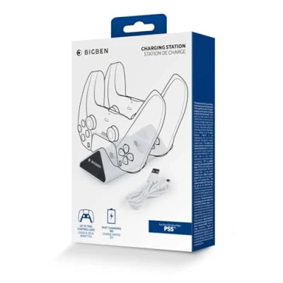 Imagen de Cargador Doble Nacon Usb c Para Mandos Ps5