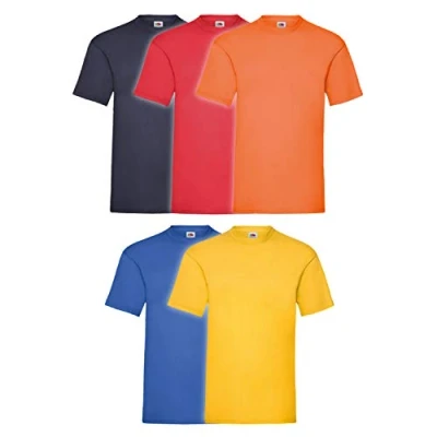 Imagen de Fruit of the Loom 5X 61 036 0 Camiseta, Hombre, Colour Set I, S