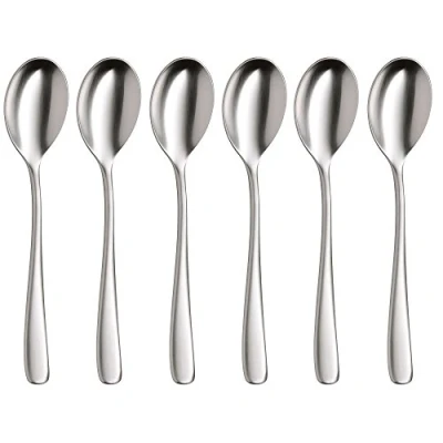 Imagen de WMF Vision Set 6 cucharas de Moca, cromargan Protect, Color Plateado