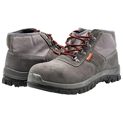 Imagen de Bellota 7230645S1P Botas de Seguridad Classic Hombre y Mujer (Talla 45) con Serraje Transpirable Cuello en Lona