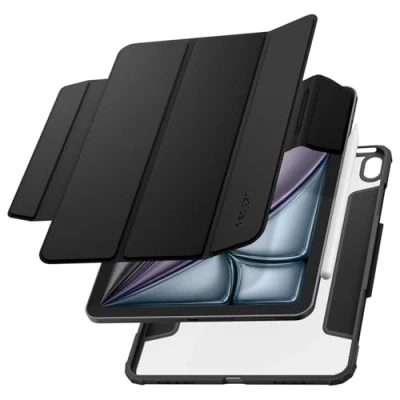 Imagen de Spigen Air Skin Pro Plástico Book Funda Negro Apple iPad 2020/2022/2024/2025 11