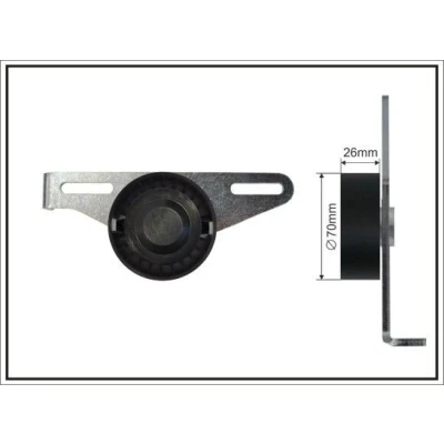 Imagen de Tensor de correa, correa auxiliar v CAFFARO 500059 SC
