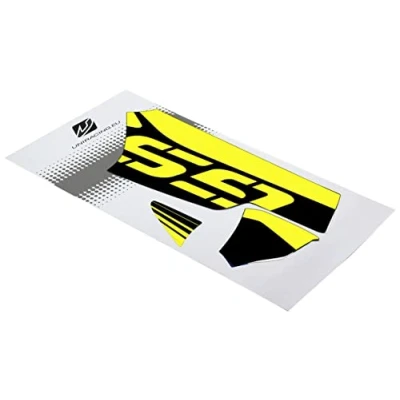 Imagen de UNIRACING 46602 K46602 Kit de Adhesivos basculante Amarillo 13 R1200GSA ‘14 ’18, BMW R1250GSA ‘19 ’23