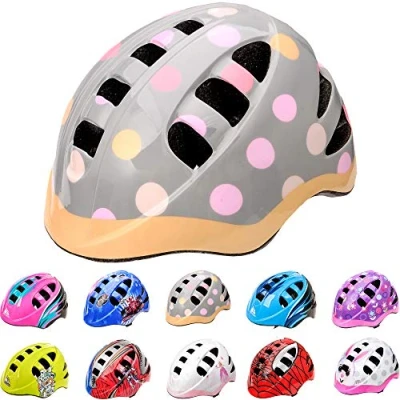 Imagen de Casco Bicicleta para Niñas y Niños Helmet Infantil de Bici Ciclismo MTB Road Race Montaña BMX Carretera Actividad Ciclista Rolerskate Patines