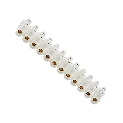 Imagen de Legrand LEG98422 Regleta de conexión Nylbloc (bornes con tornillo, 57 A, aislamiento clase 2, 10 mm), color blanco
