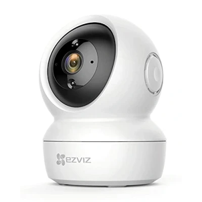 Imagen de EZVIZ Cámara Vigilancia WiFi Interior 360º, 1080P Camara Bebe/Mascotas, Visión Nocturna, Audio Bidireccional, Detección de Movimiento, Control Remoto, Compatible con Alexa, Andriod/iOS,C6N